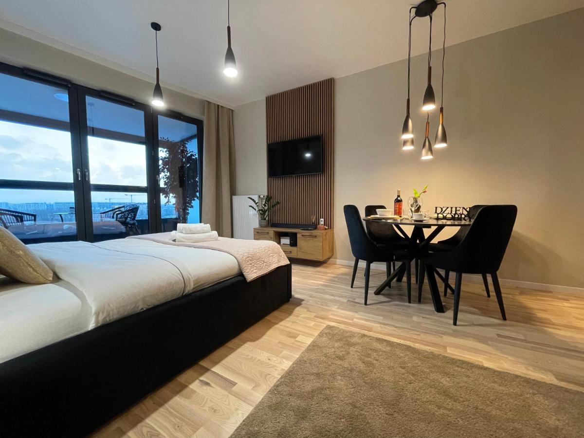 Apartamento Vistula Terraces 10Th Floor Cracovia Exterior foto